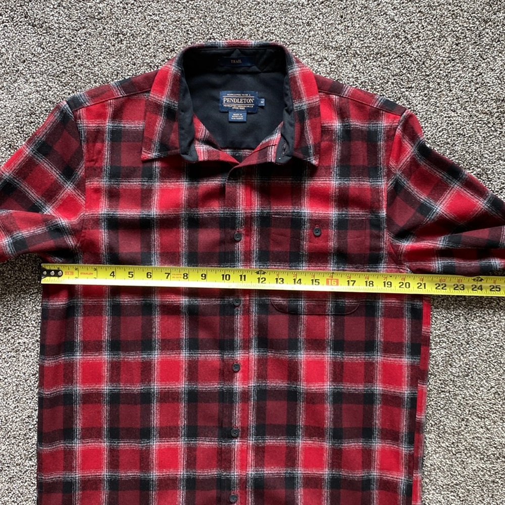 Pendleton Men's Plaid Elbow-Patch Trail Shirt - M… - image 3
